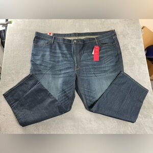 LEVI'S 541 STRETCH JEANS Athletic Straight Slight Tapered Big & Tall 58 X 30 NWT